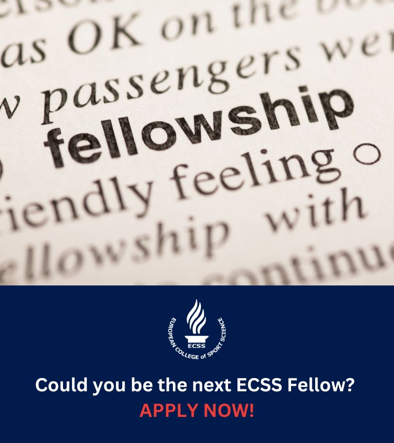 Could you be the next ECSS Fellow? APPLY NOW!
