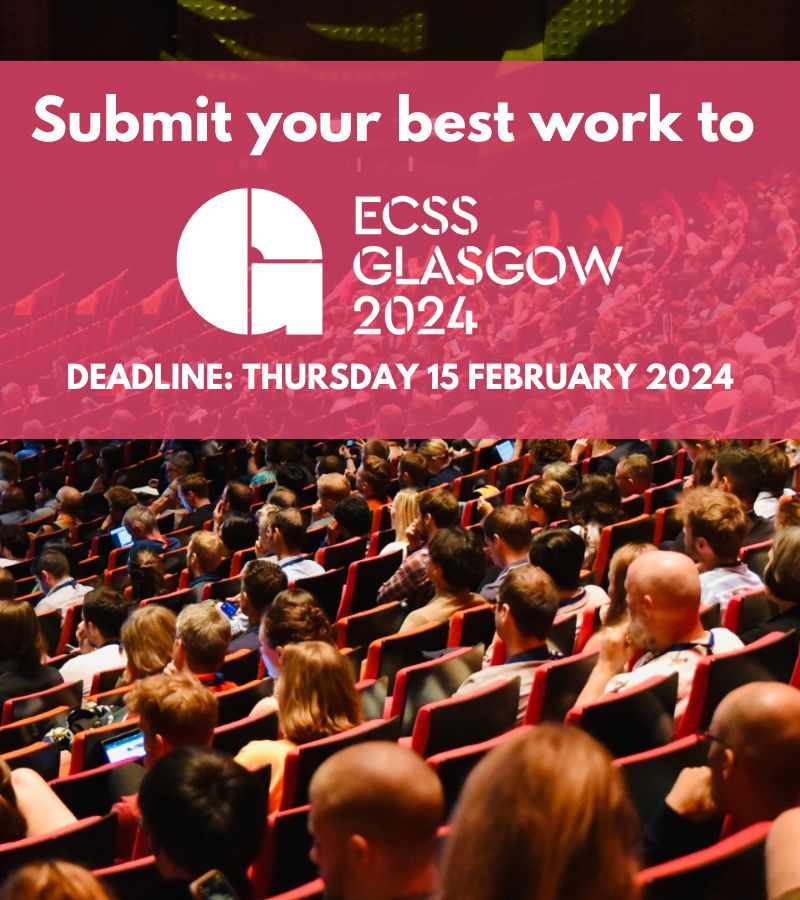 Submit your best work to ECSS Glasgow 2024 now!