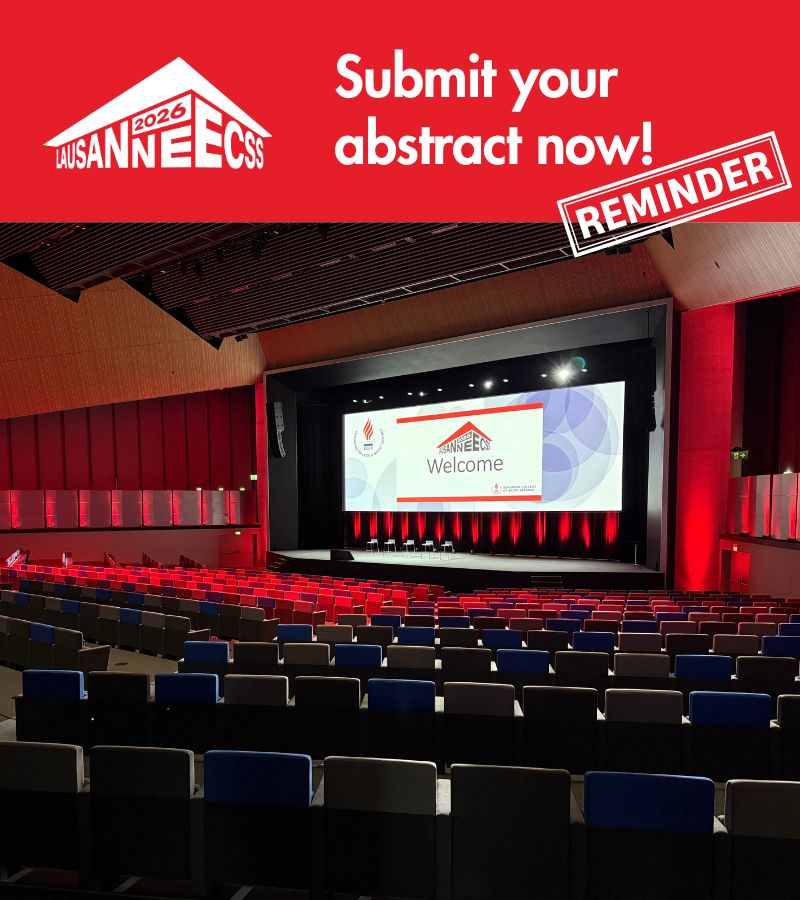 ECSS Lausanne 2026 – Submit your abstract now!