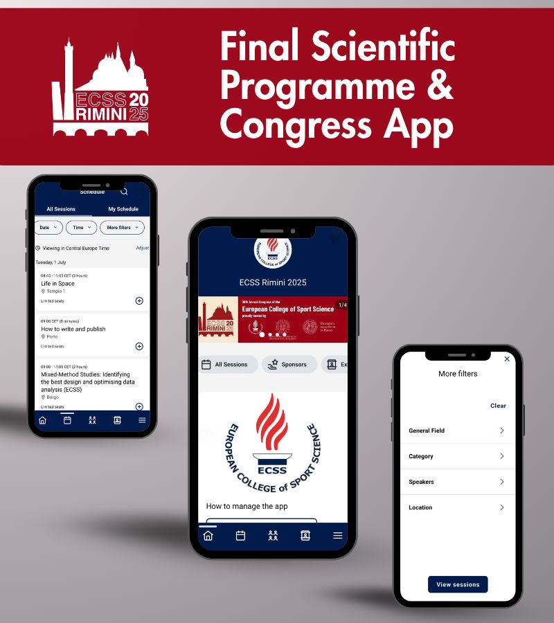 ECSS Rimini 2025 – Final Scientific Programme & Congress App Launch!